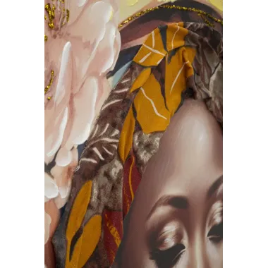 OBRAZ NA PŁÓTNIE W RAMIE AYDA -A- 72X4,5X102 cm